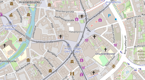 FitnessStudio auf Satellitenbild