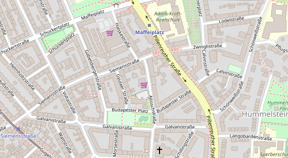 FitnessStudio auf Satellitenbild