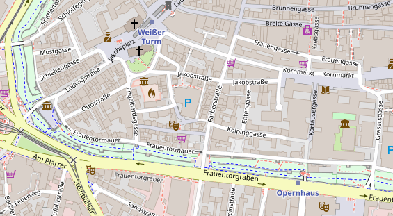 FitnessStudio auf Satellitenbild