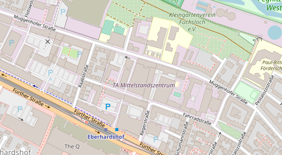 FitnessStudio auf Satellitenbild