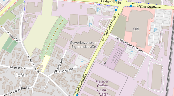 FitnessStudio auf Satellitenbild