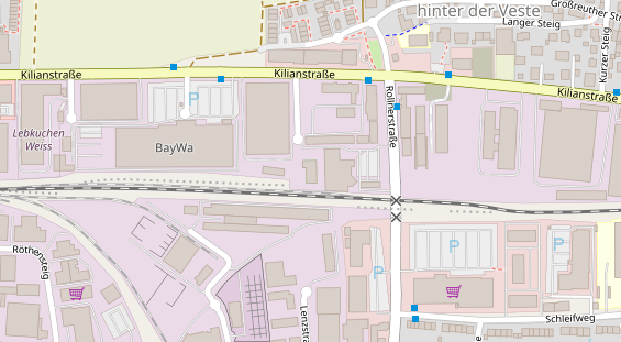 FitnessStudio auf Satellitenbild