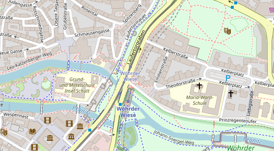 FitnessStudio auf Satellitenbild