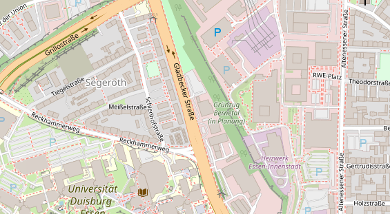 FitnessStudio auf Satellitenbild