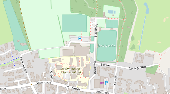 FitnessStudio auf Satellitenbild