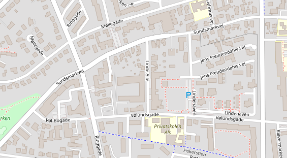 FitnessStudio auf Satellitenbild