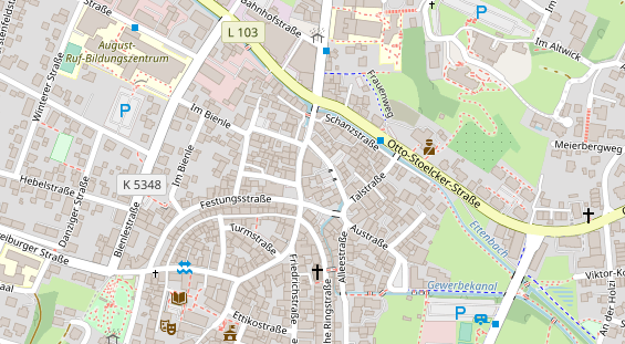 Personaltrainer auf Satellitenbild