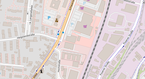 FitnessStudio auf Satellitenbild