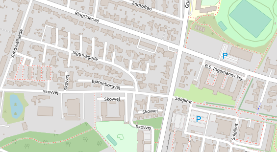 FitnessStudio auf Satellitenbild