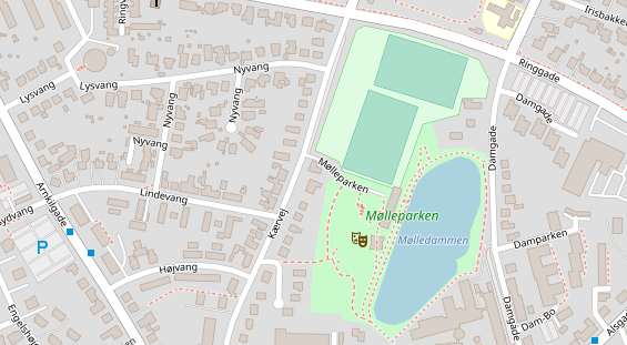 FitnessStudio auf Satellitenbild