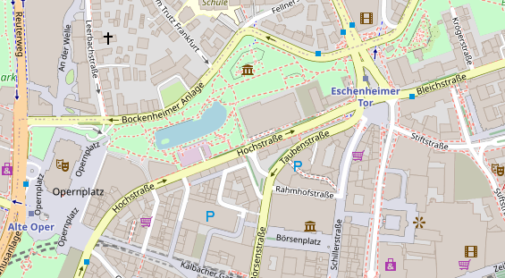 FitnessStudio auf Satellitenbild