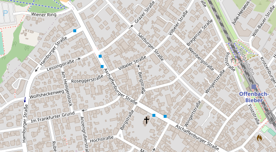FitnessStudio auf Satellitenbild