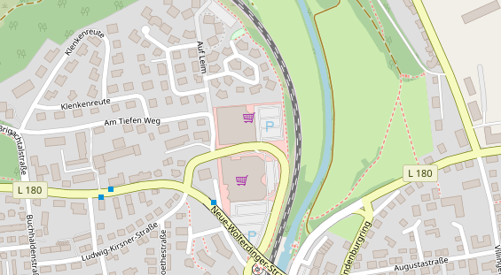 FitnessStudio auf Satellitenbild