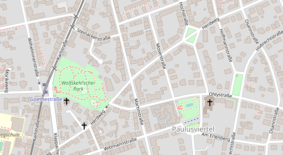 Personaltrainer auf Satellitenbild