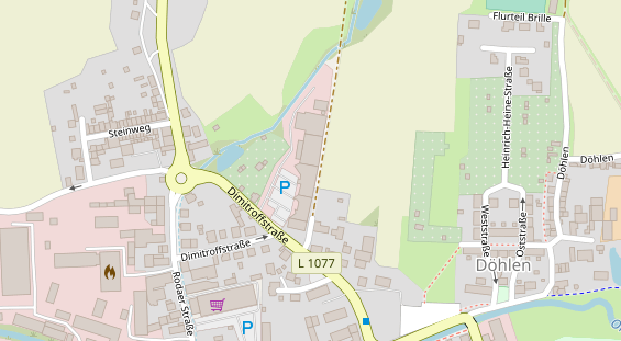 FitnessStudio auf Satellitenbild