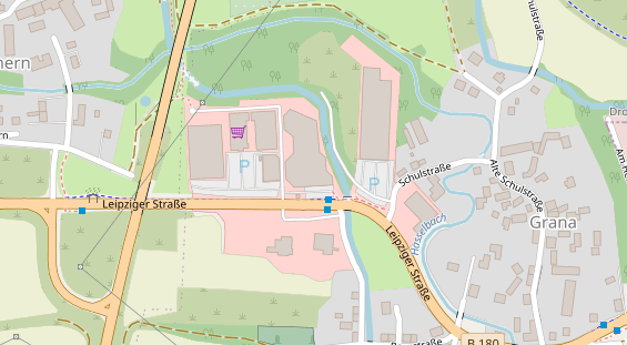 FitnessStudio auf Satellitenbild