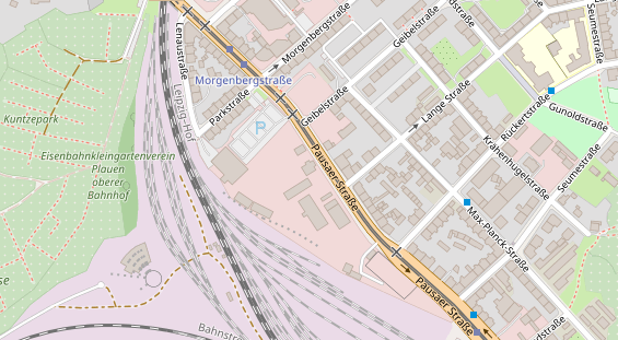 FitnessStudio auf Satellitenbild