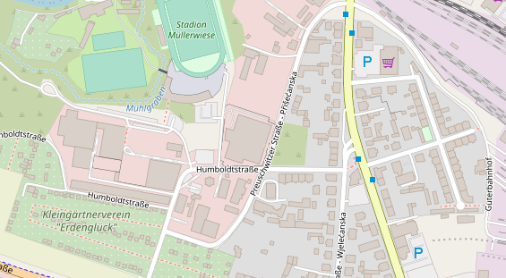 FitnessStudio auf Satellitenbild