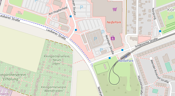 FitnessStudio auf Satellitenbild