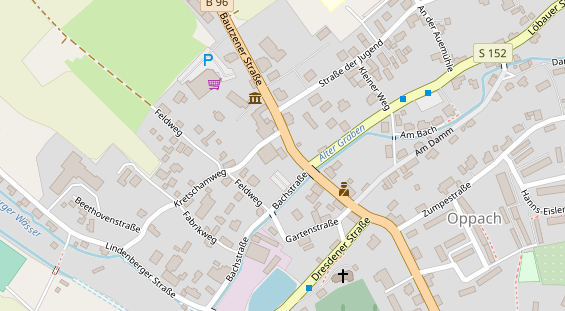 FitnessStudio auf Satellitenbild