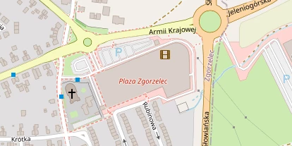 FitnessStudio auf Satellitenbild