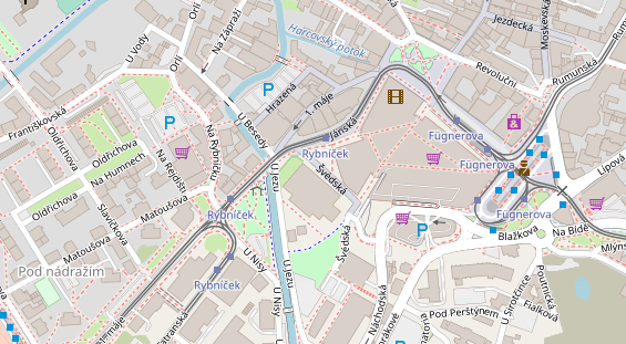 FitnessStudio auf Satellitenbild