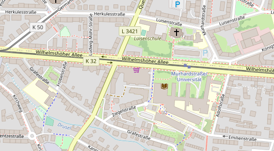 FitnessStudio auf Satellitenbild