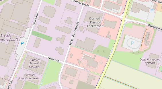 FitnessStudio auf Satellitenbild