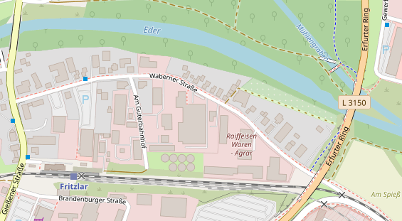 FitnessStudio auf Satellitenbild