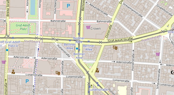 FitnessStudio auf Satellitenbild