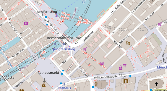 FitnessStudio auf Satellitenbild