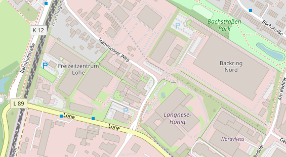 FitnessStudio auf Satellitenbild