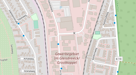 FitnessStudio auf Satellitenbild