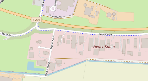 FitnessStudio auf Satellitenbild