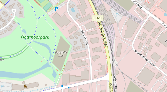 FitnessStudio auf Satellitenbild