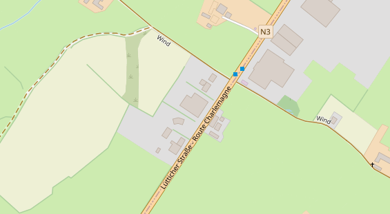 FitnessStudio auf Satellitenbild