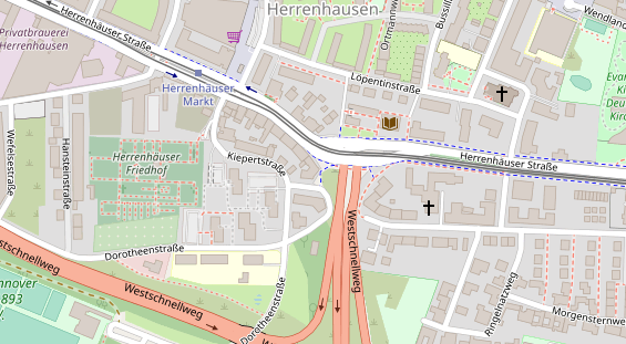 FitnessStudio auf Satellitenbild