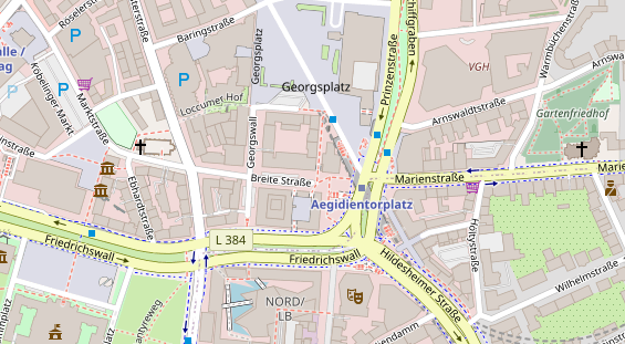 FitnessStudio auf Satellitenbild