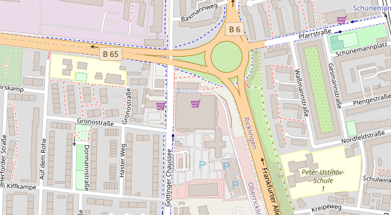 FitnessStudio auf Satellitenbild