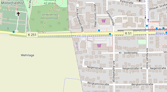 FitnessStudio auf Satellitenbild