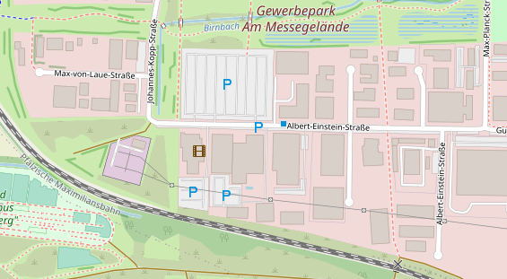 FitnessStudio auf Satellitenbild