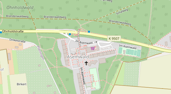 FitnessStudio auf Satellitenbild