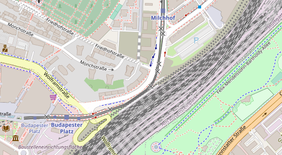 FitnessStudio auf Satellitenbild