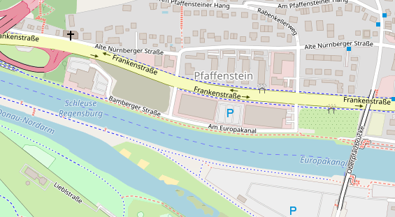 FitnessStudio auf Satellitenbild