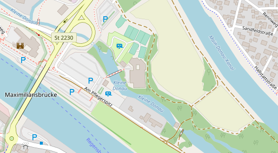 FitnessStudio auf Satellitenbild