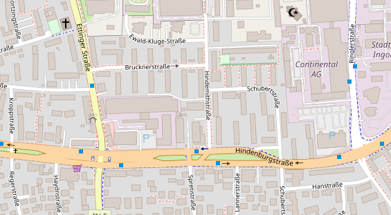 FitnessStudio auf Satellitenbild