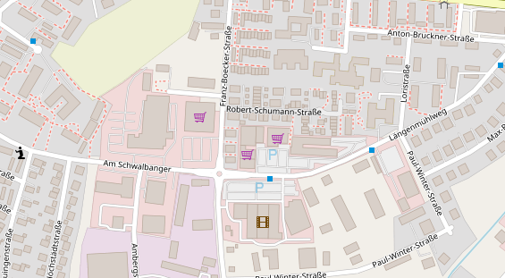 FitnessStudio auf Satellitenbild