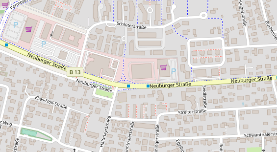 FitnessStudio auf Satellitenbild