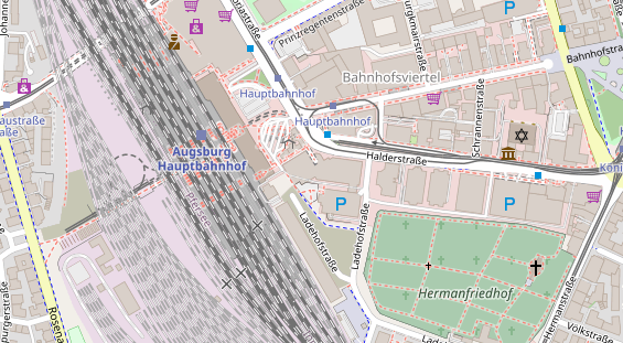 FitnessStudio auf Satellitenbild