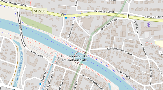 FitnessStudio auf Satellitenbild